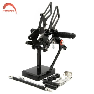 CNC Footpegs Rearsets Adjustable For SUZUKI SV650/SV650S 2015-2016 2017 2018 - Picture 1 of 7