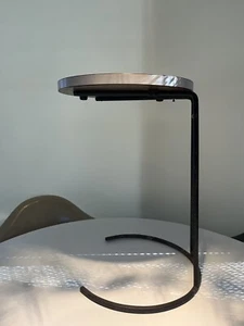 Mid Century Vintage Jens Risom Stacking Side Table Model #T-710 Grey Plam & Iron - Picture 1 of 10