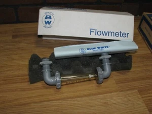Blue-white Flow Meter F-44330LH-8 - Picture 1 of 8