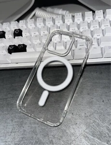 Apple - iPhone 14 Pro Max Clear Case with MagSafe - Clear - Photo 1 sur 2