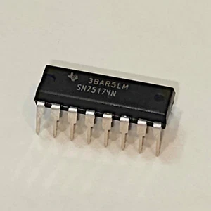 SN75174N TI Quad Differential 5 Volt Line Driver PDIP 16 - Picture 1 of 2