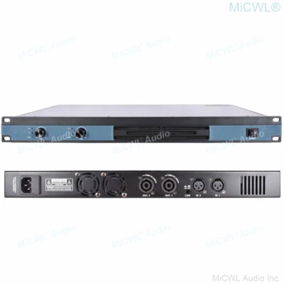 Dual Channel 2600W Digital Power Amplifier Stage Audio Speaker 1U Rack mount - Image 1 of 4