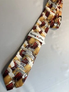 Knotty nice I make beer disappear what’s your superpower Mens neck tie  - Picture 1 of 2