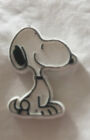 Snoopy Peanuts Cartoon White Miniature Snoopy Figure.  Collectable.  Vintage