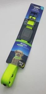 Nite Ize NiteDog USB Rechargeable LED Collar, Light Up, Small, Lime/Green LED - Picture 1 of 6