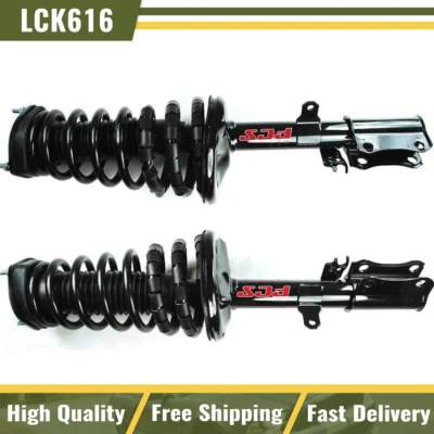 Juego completo de 2 muelles helicoidales y puntales traseros 2 piezas FCS para Toyota Camry 1992-2001 Foto 1 de 4