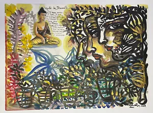 Pintura de Zaida del Río. ̈Mente de diamante ̈. 2008. Original firmado. Arte - Imagen 1 de 12