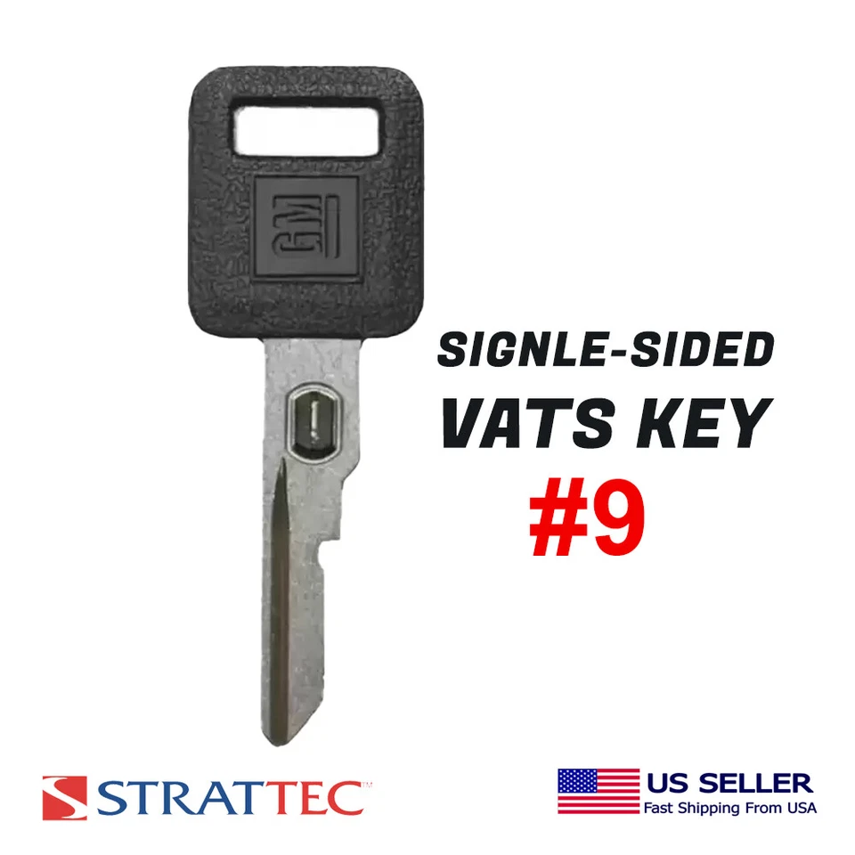 GM Single Sided VATS Key Strattec 595519 #9 - Image 1 of 1