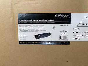 NEW Startech 2U Server Rack Cable Management Panel CMDUCT2U - Picture 1 of 1