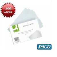 Record Revision Index Flash Cards White Colour Lined  Home/Office Details about   MADE IN UK