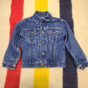 Vintage Bristol Blues Denim Jacket Size 5 Jean Made In USA Kids Trucker  - Picture 1 of 5