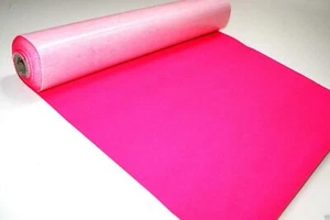 Self Adhesive Felt Baize Fabric Mini Rolls - CERISE - Picture 1 of 1