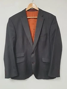 Roy Robson Tessuto Marzotto 100% Wool Grey Suit Jacket w/ Red Fleck Approx. 46" - Picture 1 of 18