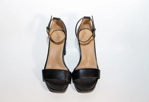 Naturalizer Womens Joy Ankle Strap Heel Dress Sandal Black size 6W - Picture 1 of 2
