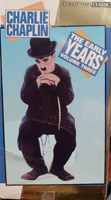 VCR VHS CHARLIE CHAPLIN THE EARLY YEARS Vol 3 Rare Republic Pictures Home Video - Image 1 of 4