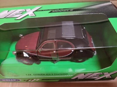 CITROEN 2CV CHARLESTON rouge Delage 1/24 - Photo 1/4