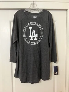 Los Angeles Dodgers Baseball - Mens Grey Shirt - Size XXL - New With Tags - Picture 1 of 5