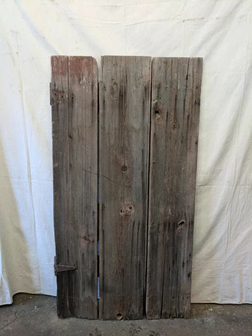 Reclaimed Wood Barn Door Sliding Barn Door Vintage Lumber Hinged Cover