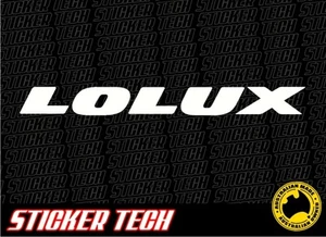 LOLUX VINYL STICKER DECAL SUITS TOYOTA HILUX SR5 4WD 2WD TUNDRA TAMACO TRUCK - Foto 1 di 2