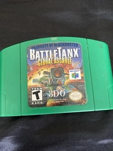 BattleTanx Global Assault Nintendo 64 Cleaned / Tested / Authentic N64 - Picture 1 of 4