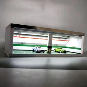 Model Car Display Case 1/64 Scale Toy Car Storage Parking Scene Display Box - Picture 1 of 7