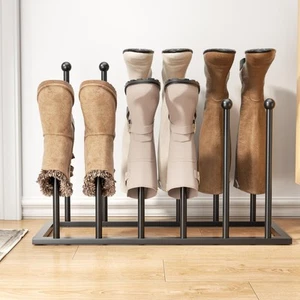 Free Standing Shoe Racks - Black Metal Boot Rack for Dorm Room, Closet, Entry... - Picture 1 of 7
