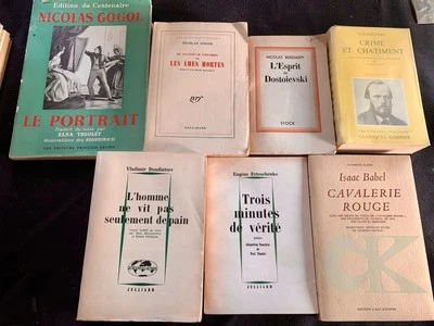 Lot De 7 Livres Littérature Russe - Babel / Dostoïevski / Nicolas Gogol - Photo 1/4