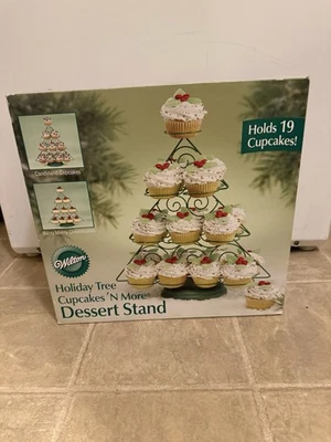 Wilton Christmas Tree Holiday Cupcake Stand New In Box - Image 1 of 2