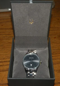 Bulova - Men's Classic Stainless Steel 3-Hand Quartz Watch - Model: 96B261 New - Picture 1 of 13