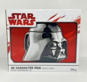 Disney Store Exclusive Star Wars Character Mug W/Lid Darth Vader RARE 3D - Picture 1 of 6