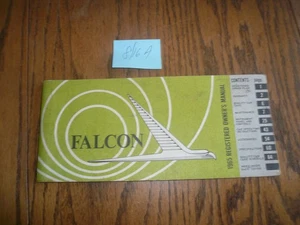 1965 Ford Falcon Registered Owner's Manual Vintage - Glove - 8/16 A - Picture 1 of 2