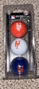 New York Mets 3 Golf Ball Gift Set New MLB Gift For Dad Husband - Picture 1 of 4