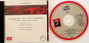 TCHAIKOVSKY Symphony No.4 etc + Rehearsal BARBIROLLI Halle CD EMI Holl NO IFPI - Picture 1 of 3