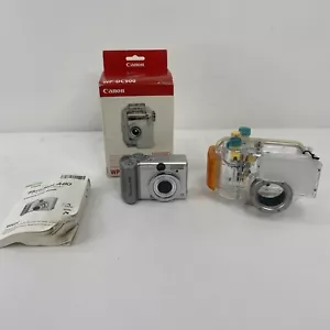 Canon PowerShot A80 4.0MP With Canon Waterproof Case WP-DC900 - Picture 1 of 17