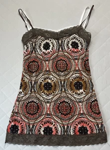Pout Camisole Tank Women’s Small Lace Layered Cami Tank Y2K Summer - Picture 1 of 9