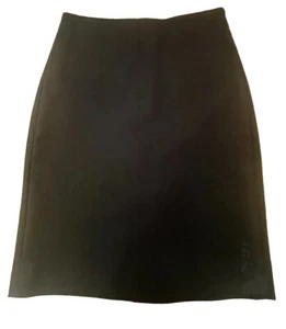 J.CREW Rock Damen Größe 0 schwarz Nr. 2 Bleistift Baumwolle Elasthan tailliert Stretch EUC - Bild 1 von 20