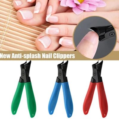 Sharp Nail Clippers Wide Opening Anti-Splash Stainless Steel Thick for Hard Na ◀ - Image 1 of 4