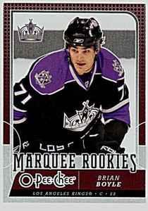 2008-09 O-Pee-Chee Marquee Rookie Brian Boyle #525