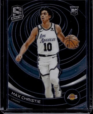 2022-23 Spectra Basketball Max Christie LAKERS #184 Rookie RC - Image 1 of 2