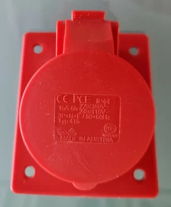 PCE Typ 415 Anbaudose gerade 16A 5ph - Bild 1 von 3
