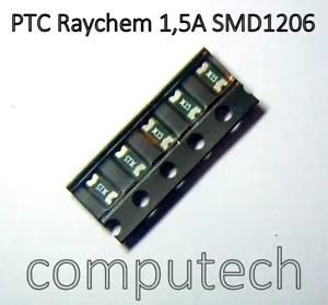 2 pezzi Fusibili Ripristinabili PTC Littelfuse 1,5 A SMD1206 nanoSMDC150F - Imagen 1 de 1