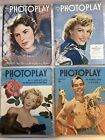 Lot Of 4 PHOTOPLAY Magazines 1948 Ingrid Bergman Lana Turner Alan Ladd June H.