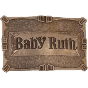 New Curtiss Baby Ruth Candy Bar Franklin Park Illinois NOS Vintage Belt Buckle - Picture 1 of 5
