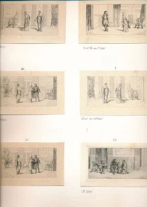 Collection des vignettes gravées par Frédéric Hillemacher pour - Picture 1 of 1