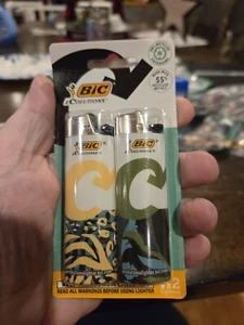 BIC Ecolutions 2 Pk Pocket Lighter, Ecofriendly Candle Lighters, NIB - Picture 1 of 2