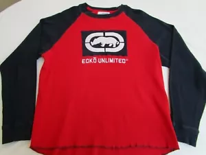 ECKO UNLIMITED..TWO TONE..COLORBLOCK..LONG JOHN..SHIRT / JERSEY..sz MEN XL - Picture 1 of 6