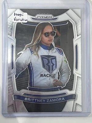Brittney Zamora #18 Image Variation 2021 Panini Prizm Nascar - Image 1 of 2