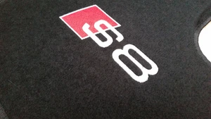 Car mats Audi A8 S8 D2 1994-2002 EMBROIDERED LOGO!!! - Picture 1 of 3