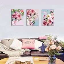 Impresión duradera pintura tríptico decorativo arte de pared para dormitorio