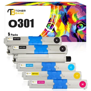 5 toners XXL compatibles pour OKI C301DN C321DN MC332DN MC342DN MC342DNW C301 C321 - Photo 1/11
